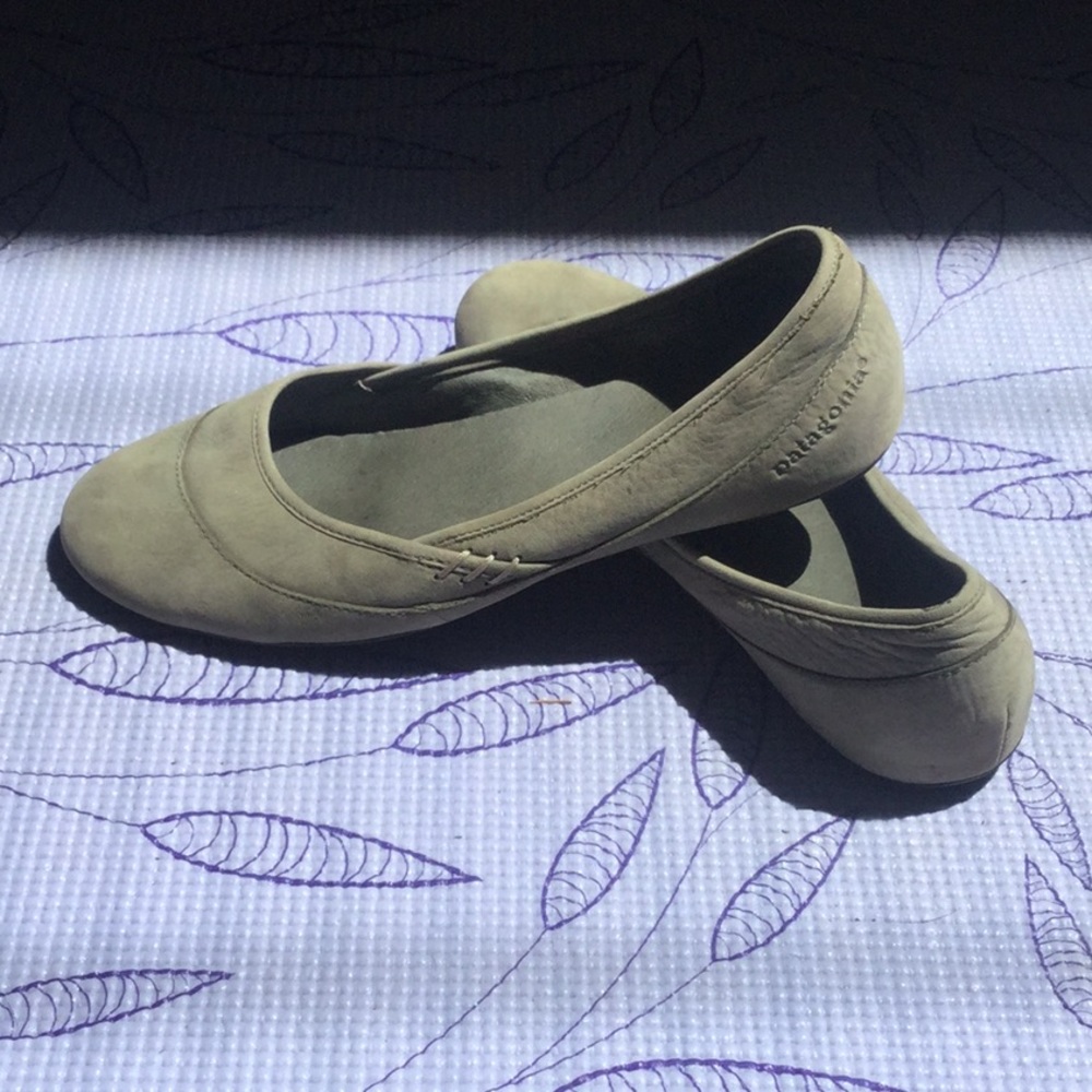 Patagonia leather flats